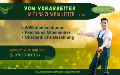 Vom Vorarbeiter… mit uns zum Bauleiter (m/w/d)