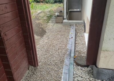 Oberflächenentwässerung installieren