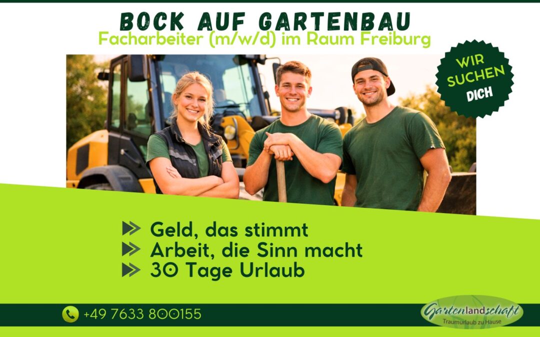Facharbeiter im Gartenbau (m/w/d)