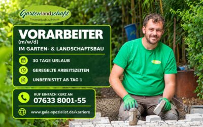 Vorarbeiter im Gartenbau (m/w/d)
