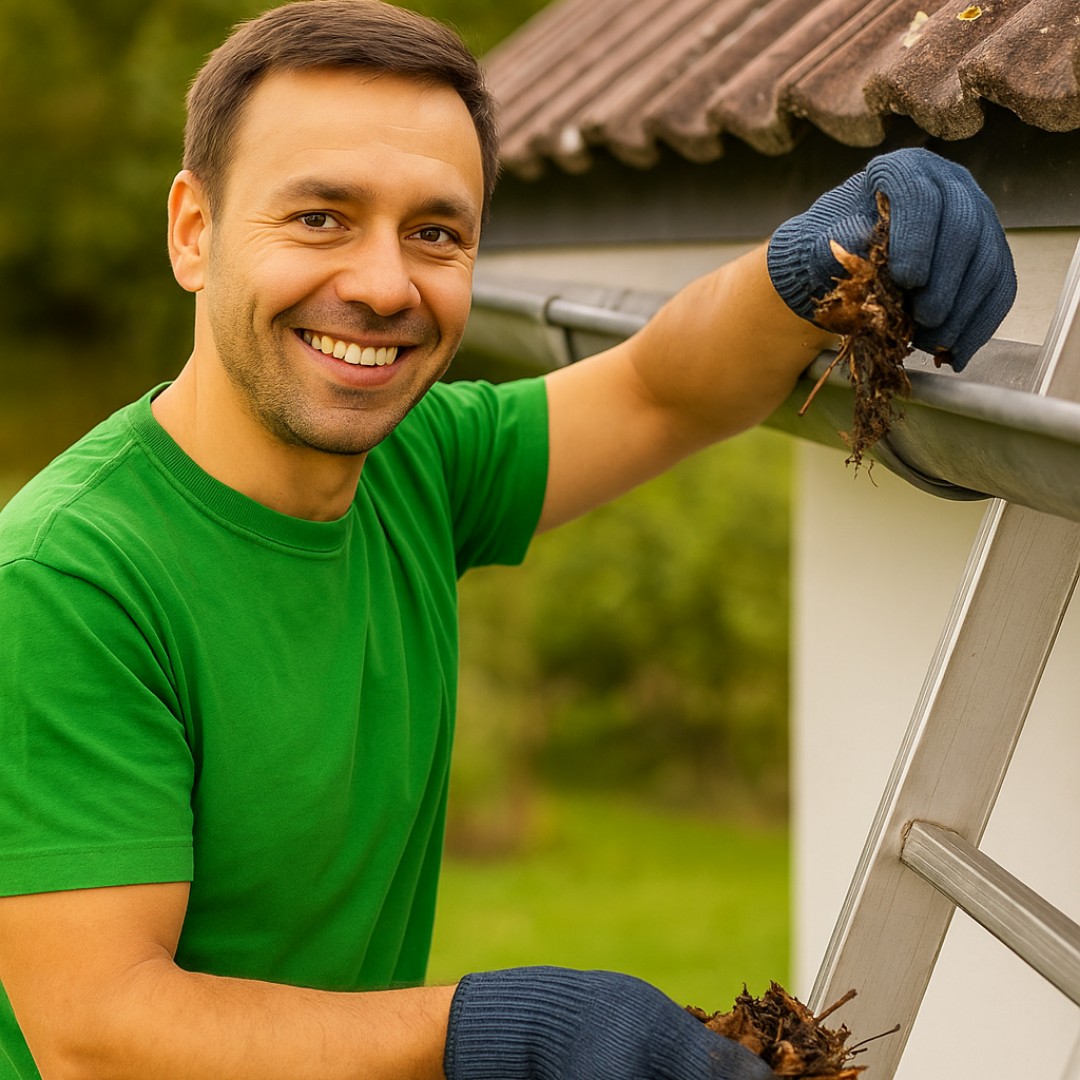 Dachrinnen reinigen Dachrinnen reinigen